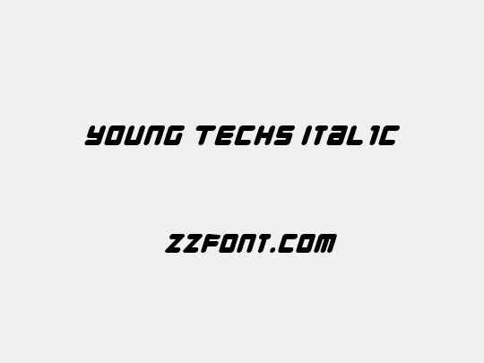 Young Techs Italic