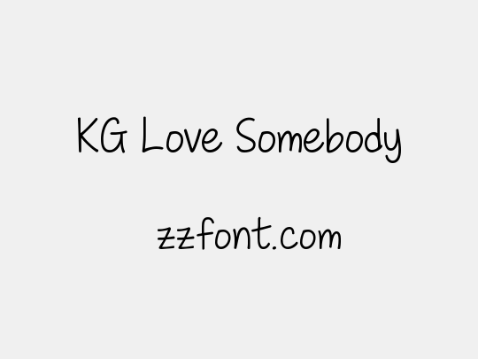KG Love Somebody