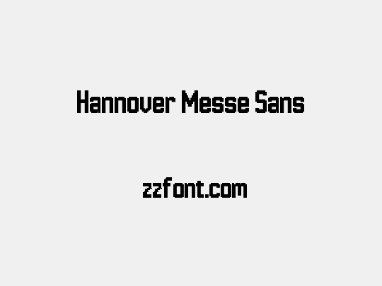 Hannover Messe Sans