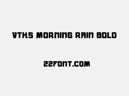 vtks morning rain BOLD
