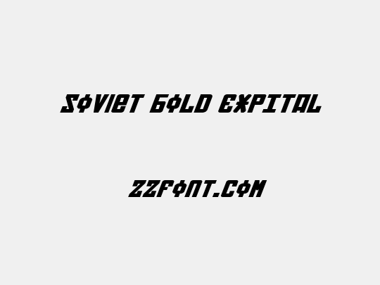 Soviet Bold ExpItal