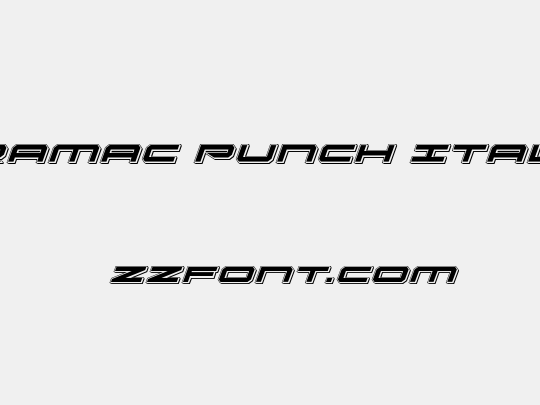 Oramac Punch Italic