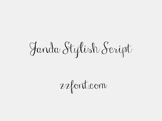 Janda Stylish Script