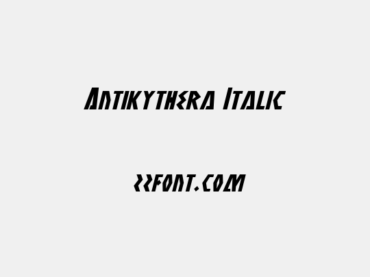 Antikythera Italic