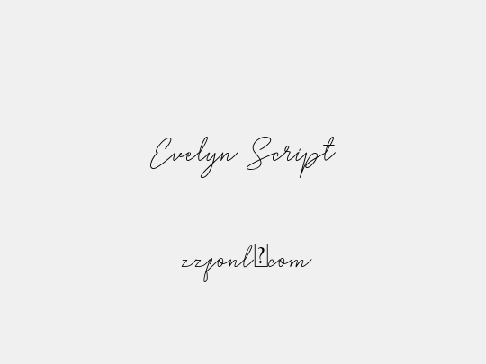 Evelyn Script