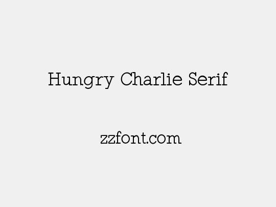 Hungry Charlie Serif
