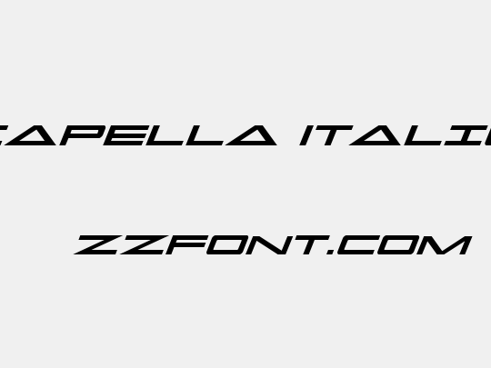 Capella Italic