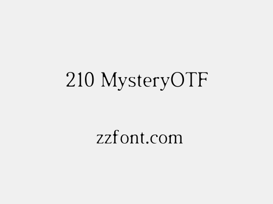 210 MysteryOTF