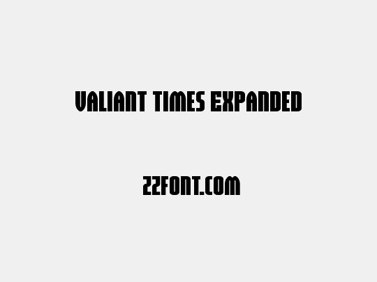 Valiant Times Expanded