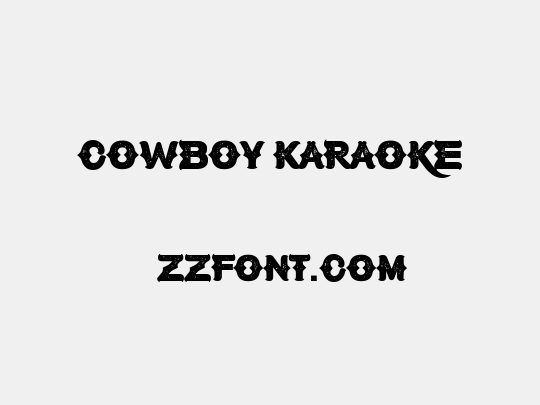 Cowboy Karaoke