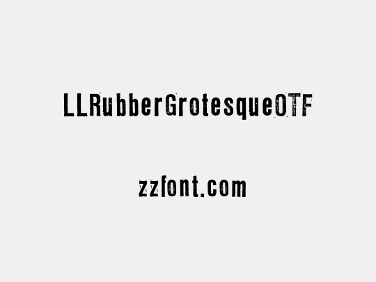 LLRubberGrotesqueOTF