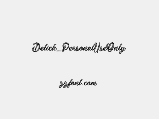 Delich_PersonalUseOnly
