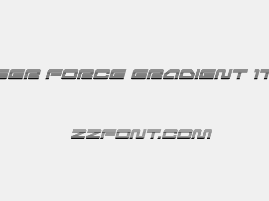 Ranger Force Gradient Italic