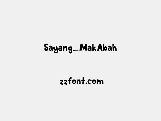 Sayang_MakAbah