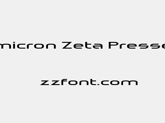 Omicron Zeta Pressed