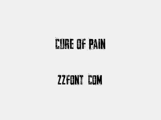 CURE OF PAIN