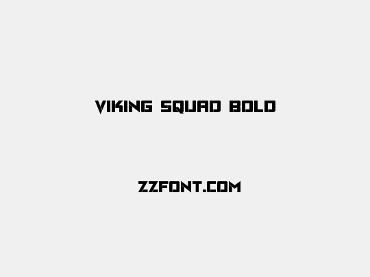 Viking Squad Bold