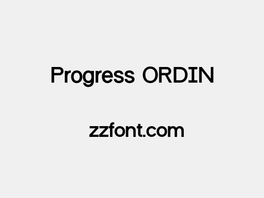 Progress ORDIN