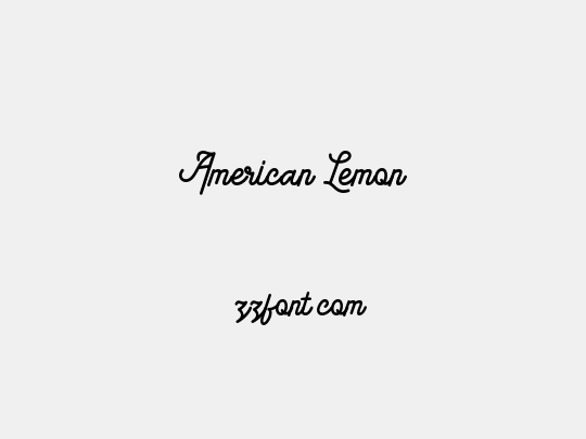 American Lemon
