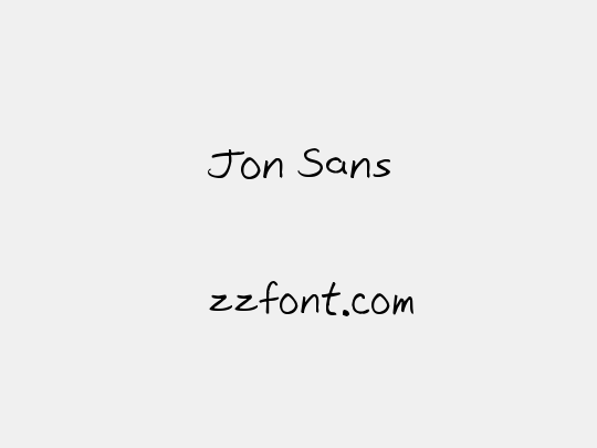 Jon Sans