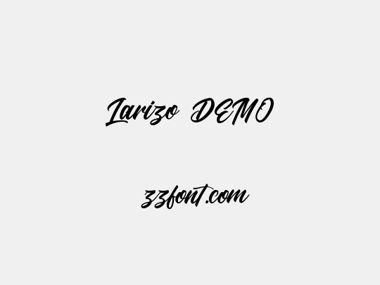 Larizo DEMO