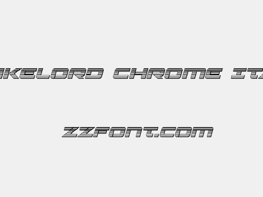 Strikelord Chrome Italic