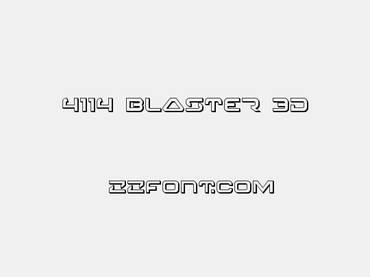 4114 Blaster 3D