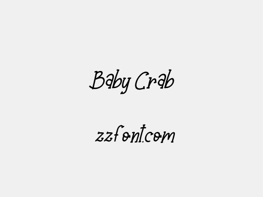 Baby Crab