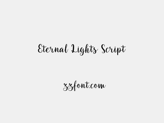 Eternal Lights Script