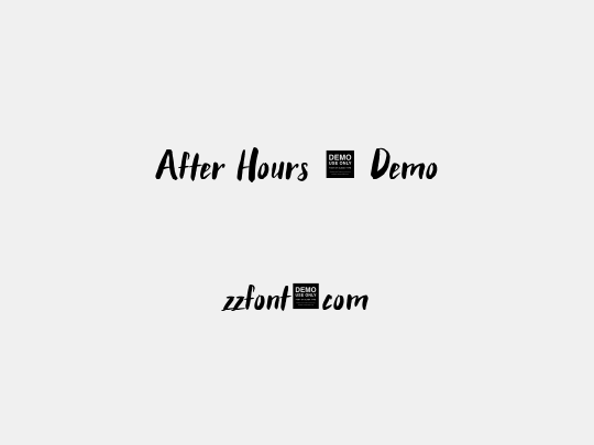 After Hours - Demo