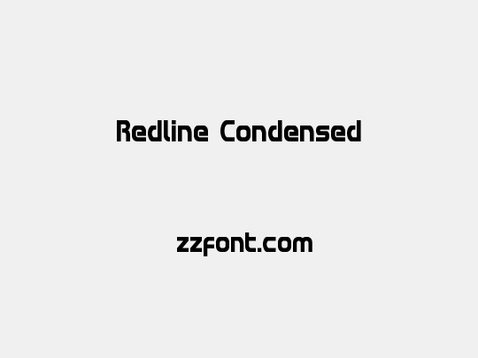 Redline Condensed