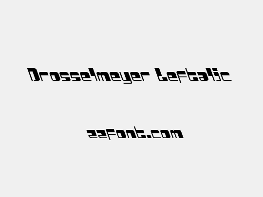 Drosselmeyer Leftalic