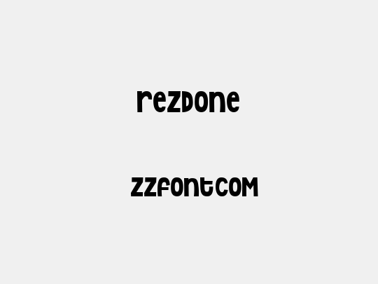 Rezdone