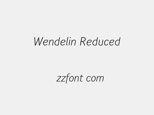 Wendelin Reduced