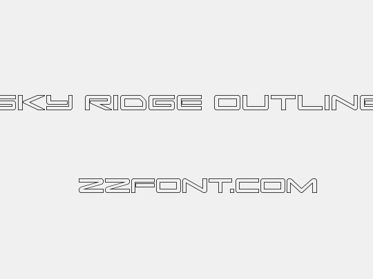 Sky Ridge Outline