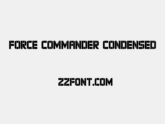 Force Commander Condensed