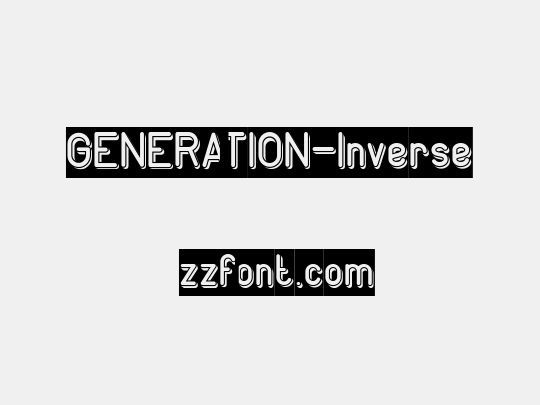 GENERATION-Inverse