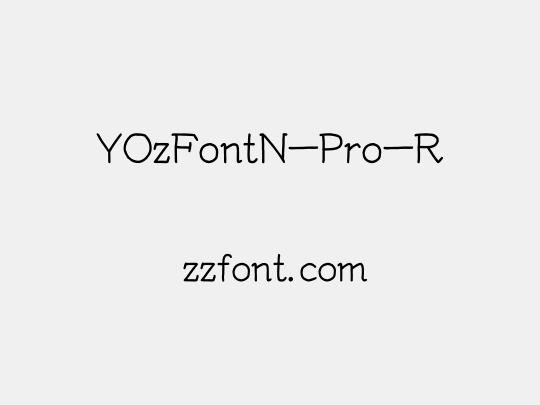 YOzFontN-Pro-R
