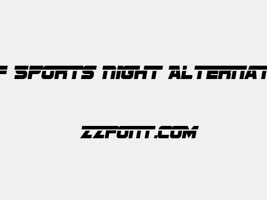 SF Sports Night Alternate