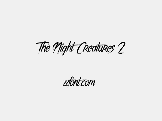 The Night Creatures 2