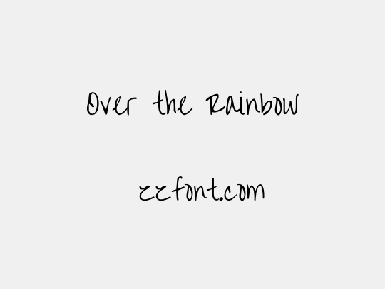 Over the Rainbow