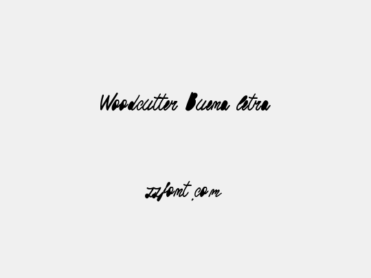 Woodcutter Buena letra