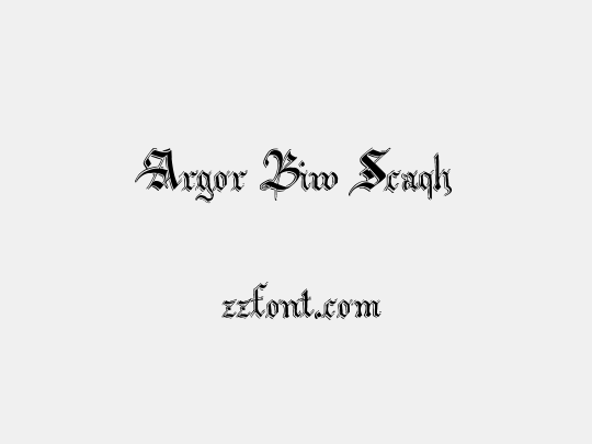 Argor Biw Scaqh