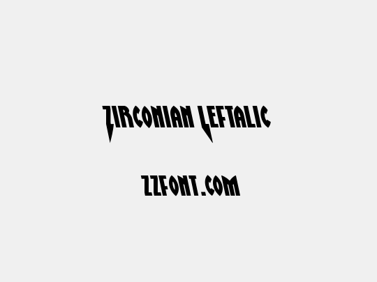 Zirconian Leftalic