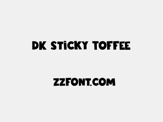 DK Sticky Toffee