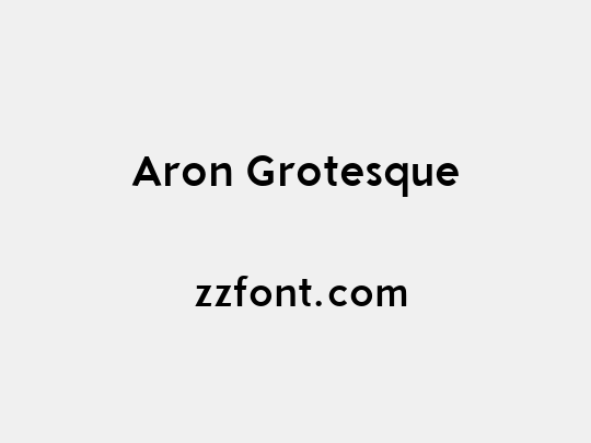 Aron Grotesque