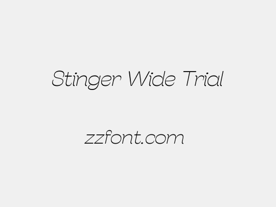 Stinger Wide Trial