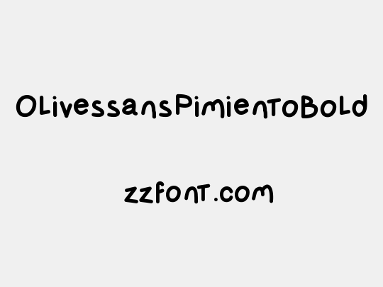 OlivessansPimientoBold