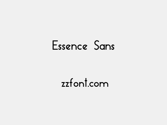 Essence Sans
