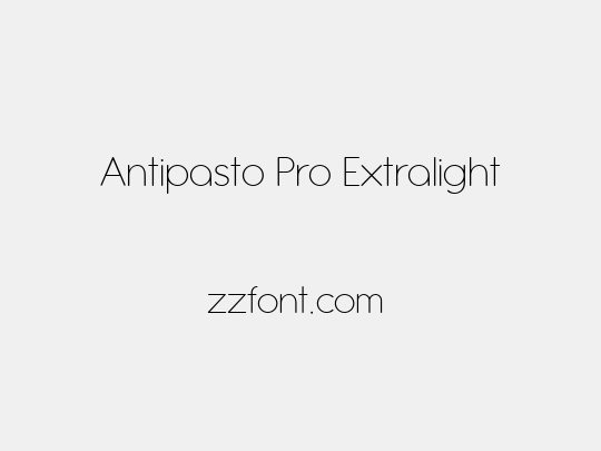 Antipasto Pro Extralight